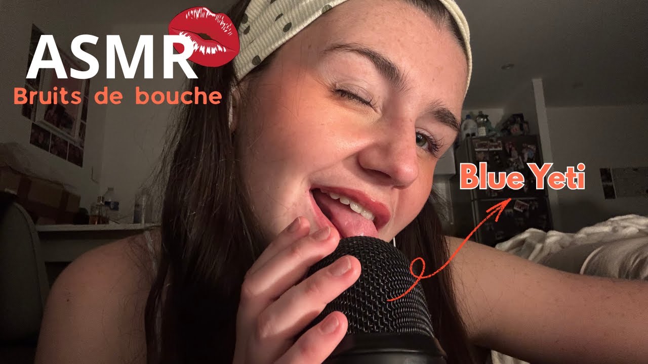 ASMR : BRUITS DE BOUCHE + VISUEL !! (le retour) 👄