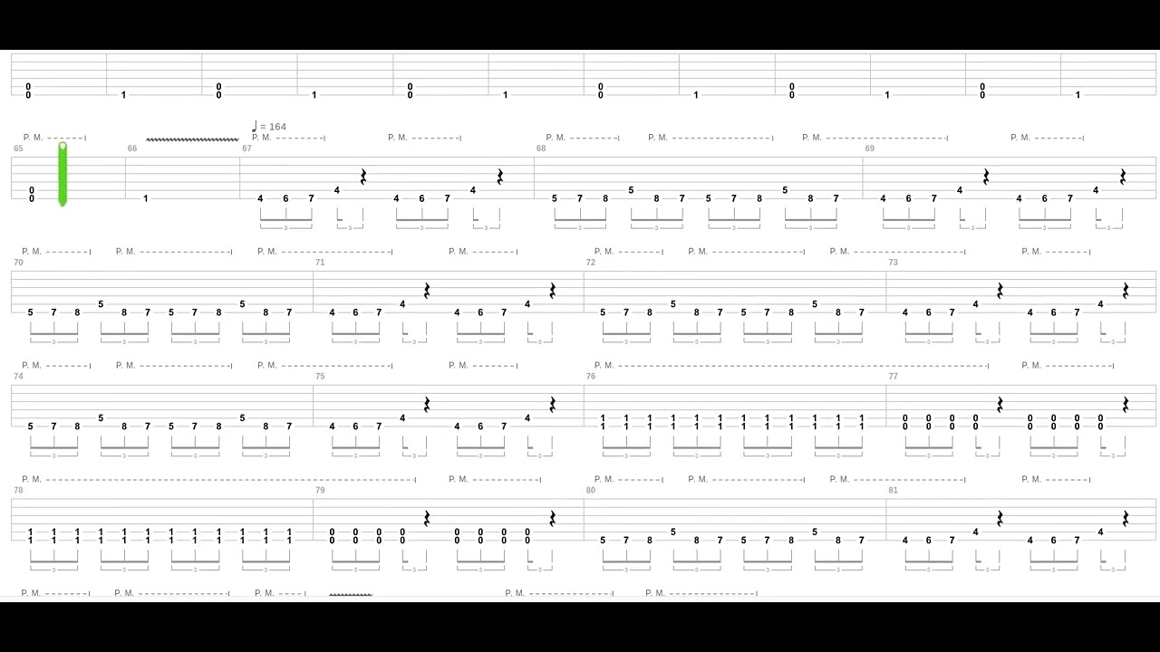 Entombment Of A Machine Tab by Job For A Cowboy + Guitar only + Guitar tab