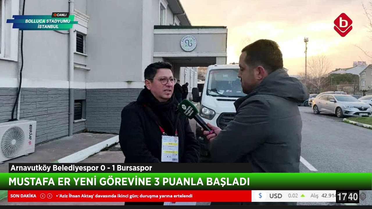 Bursaspor Teknik Direktörü Mustafa Er'den Bursada Bugün'e özel açıklamalar!