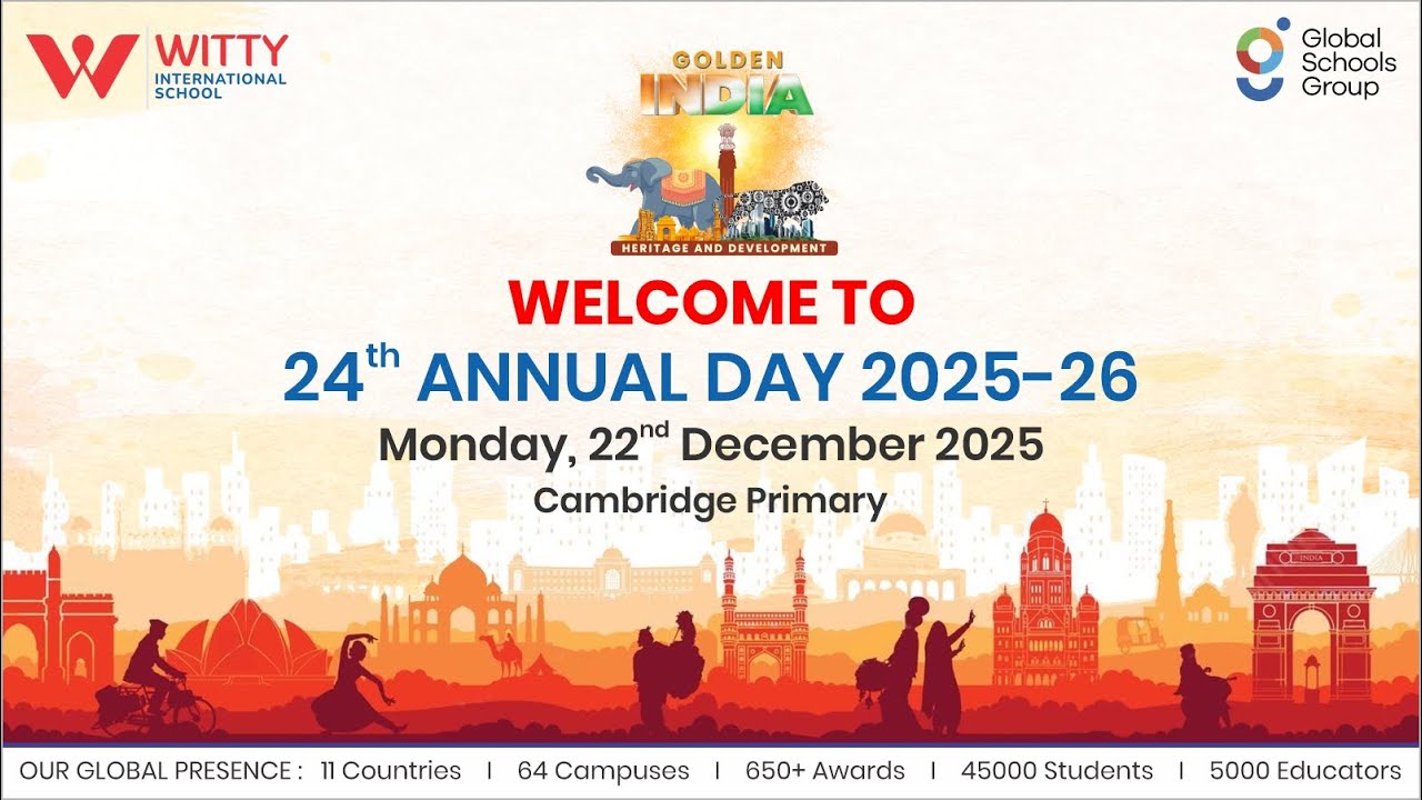 24th ANNUAL DAY  2025-26   !!  Witty International School