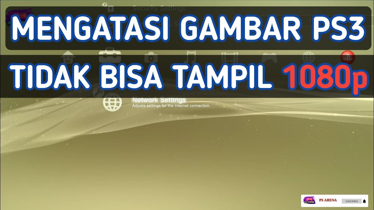 tips mengatasi gambar ps3 tidak tampil di 1080p ( hdmi lemah )