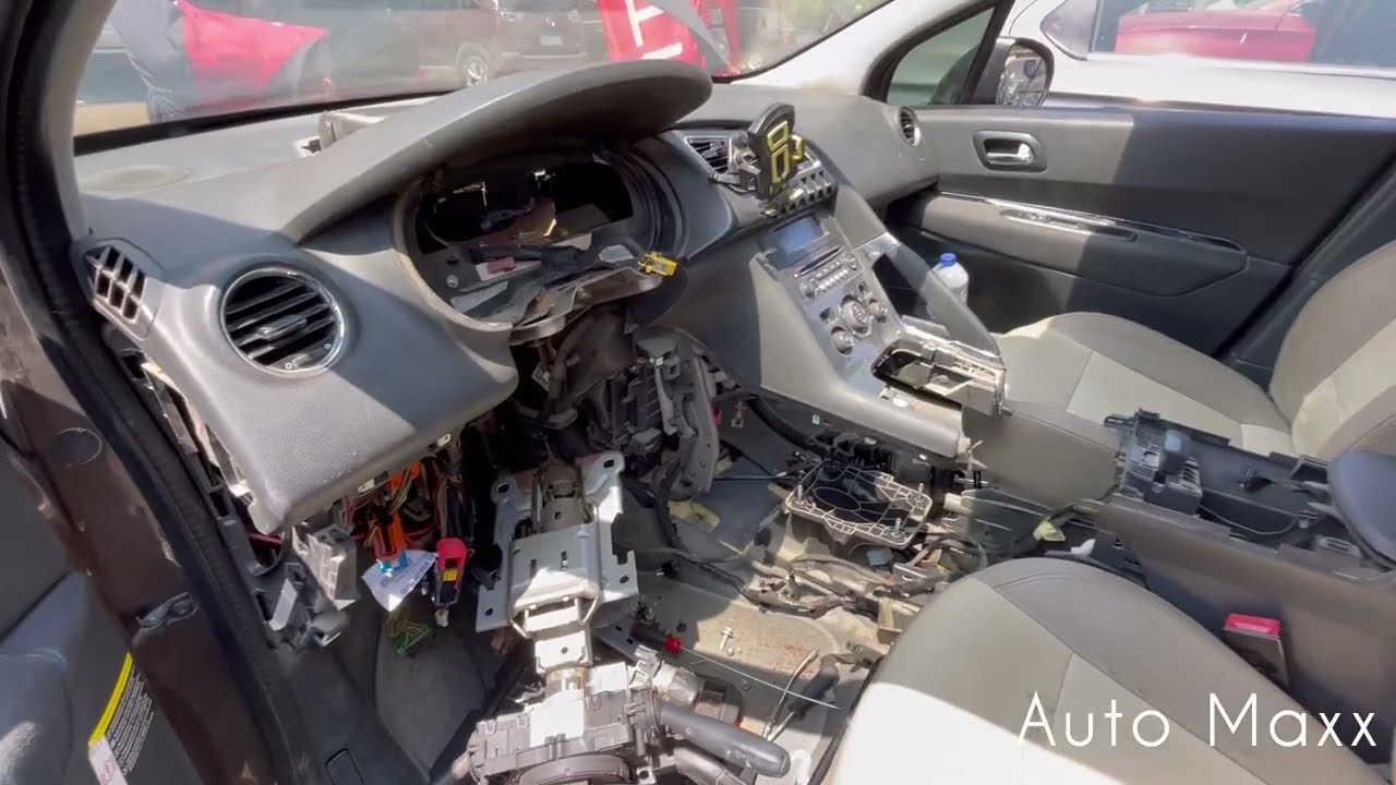 p5 Peugeot 3008 ac evaporator coil replacement.. ج5 تغيير تلاجه تكييف بيجو 3008