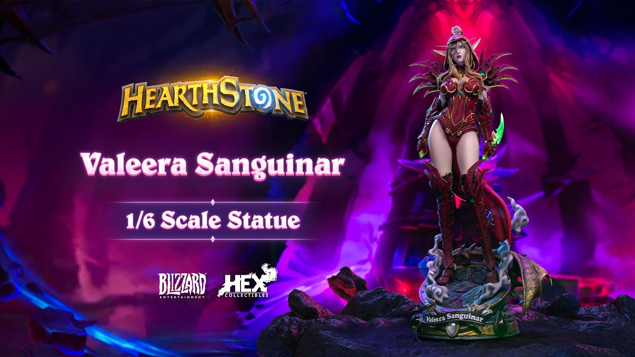 HEX Collectibles Hearthstone Valeera Sanguinar 1/6 Scale Statue | Product Reveal
