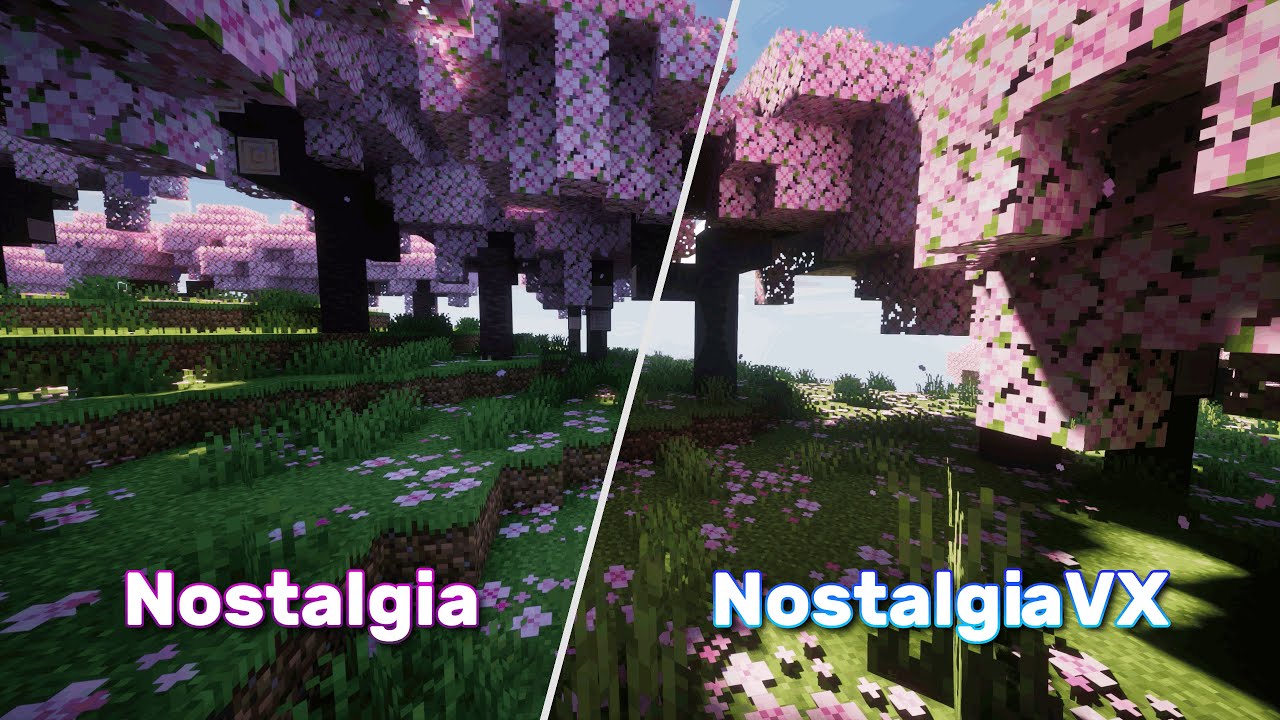 Minecraft: Free VS Paid Shader Comparison | Nostalgia vs Nostalgia VX