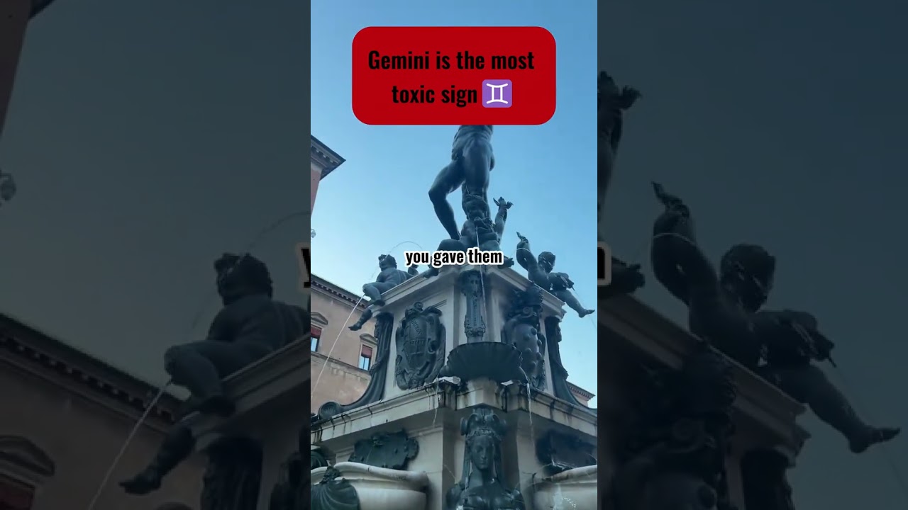 Gemini is the Most Toxic Signs #youtubeshorts #horoscope #zodiacwhisperer #astrology #zodiaclife