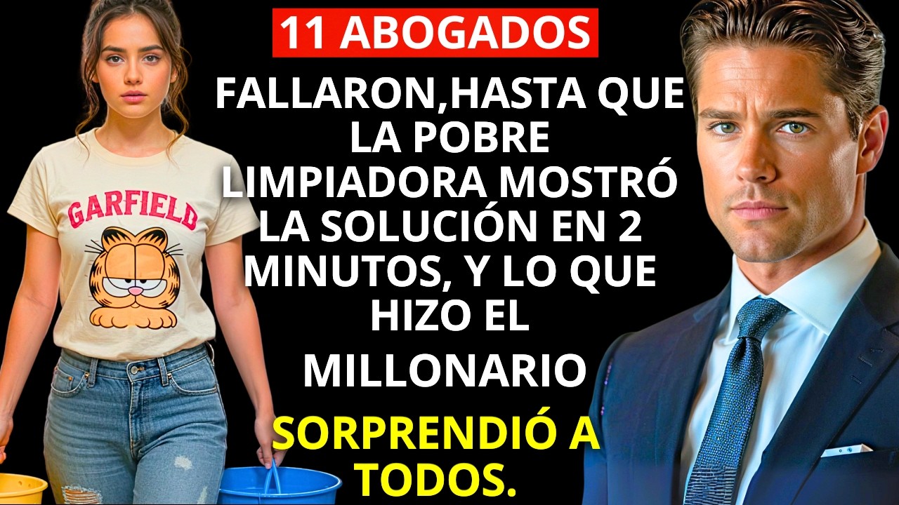 11 ABOGADOS fallaron, pero la LIMPIADORA resolvió en 2 MINUTOS, lo que hizo el MILLONARIO sorprendió