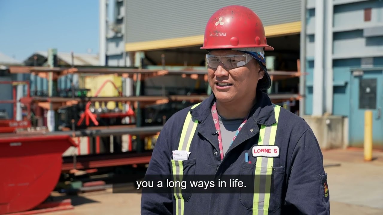 Meet Lorne Sam, Apprentice Welder at Seaspan Victoria Shipyards