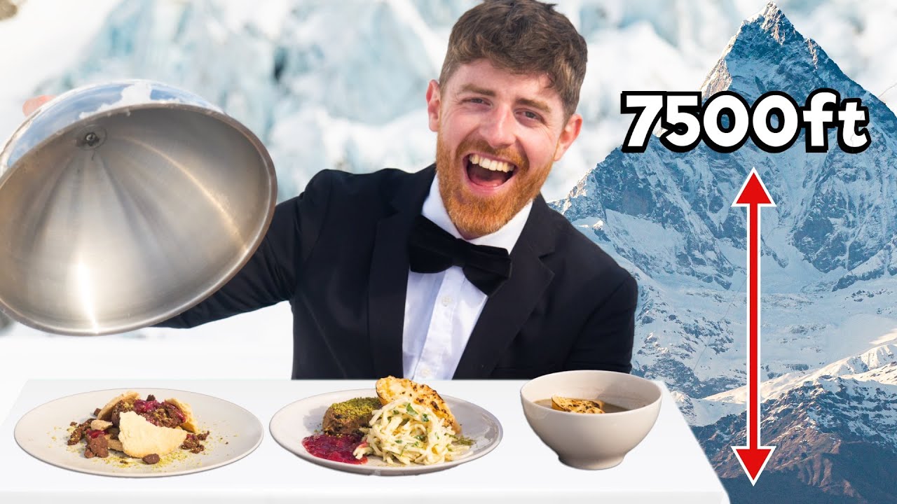 EXTREME Fine Dining on Top of a Mountain