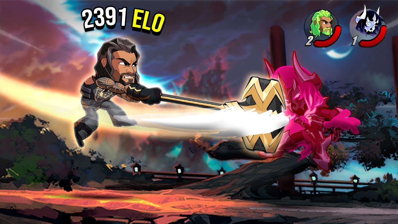 HUMILHEI o cara que TIROU o meu 2400 no BRAWLHALLA!