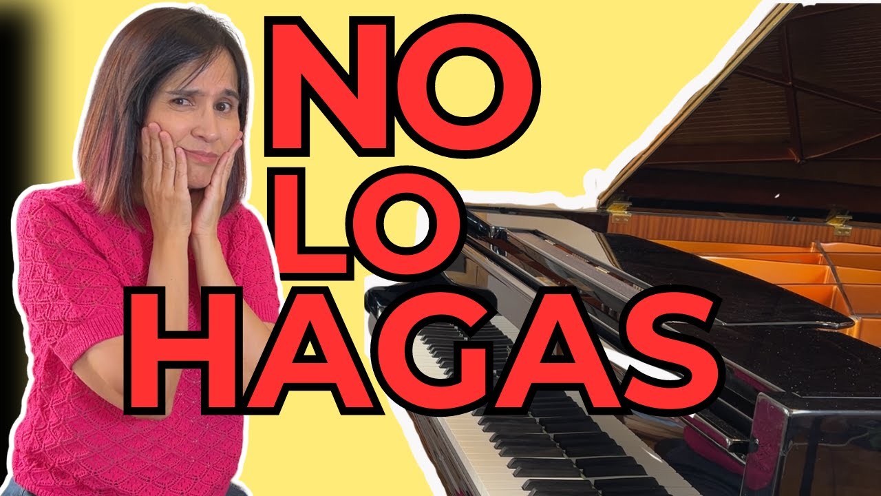 Errores frecuentes al piano