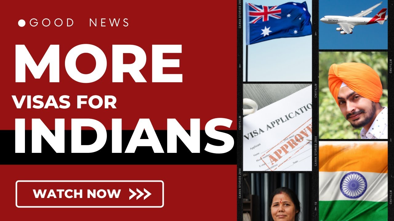 INDIANS' NUMBER 1 DESTINATION: AUSTRALIA - MORE TOURISTS VISA FROM INDIA TO AUSTRALIA
