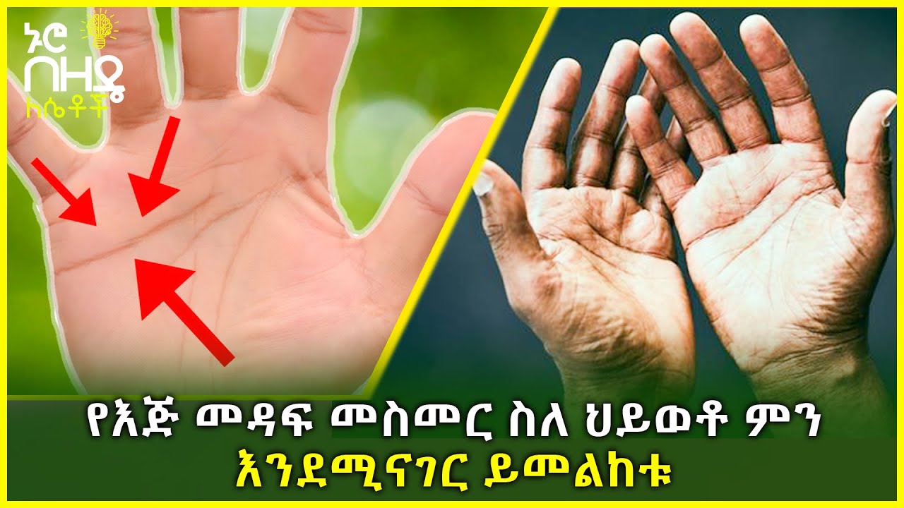 Ethiopia:- የእጅ መዳፍ መስመር ስለ ህይወቶ ምን እንደሚናገር ይመልከቱ እና እውነታውን ያረጋግጡ | Nuro Bezede Girls