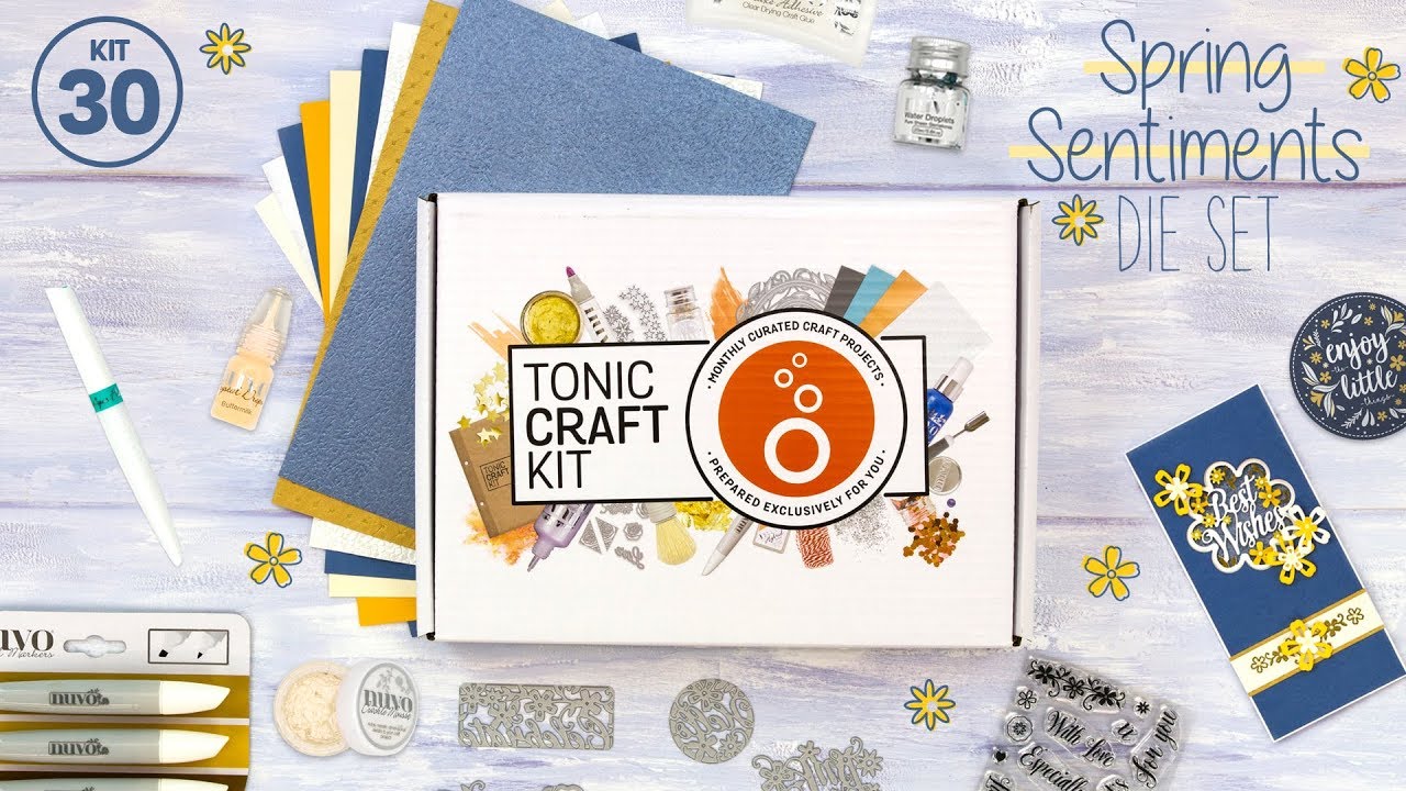 Tonic Live Unboxing - Tonic Craft Kit 30 - Spring Sentiments
