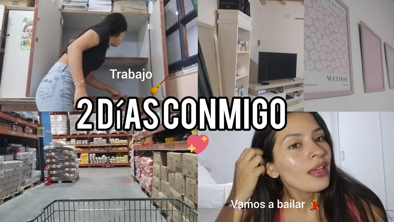 Trabajo, pintamos y decoramos mí habitación, vamos a BAILAR!! 🧹🛒💃