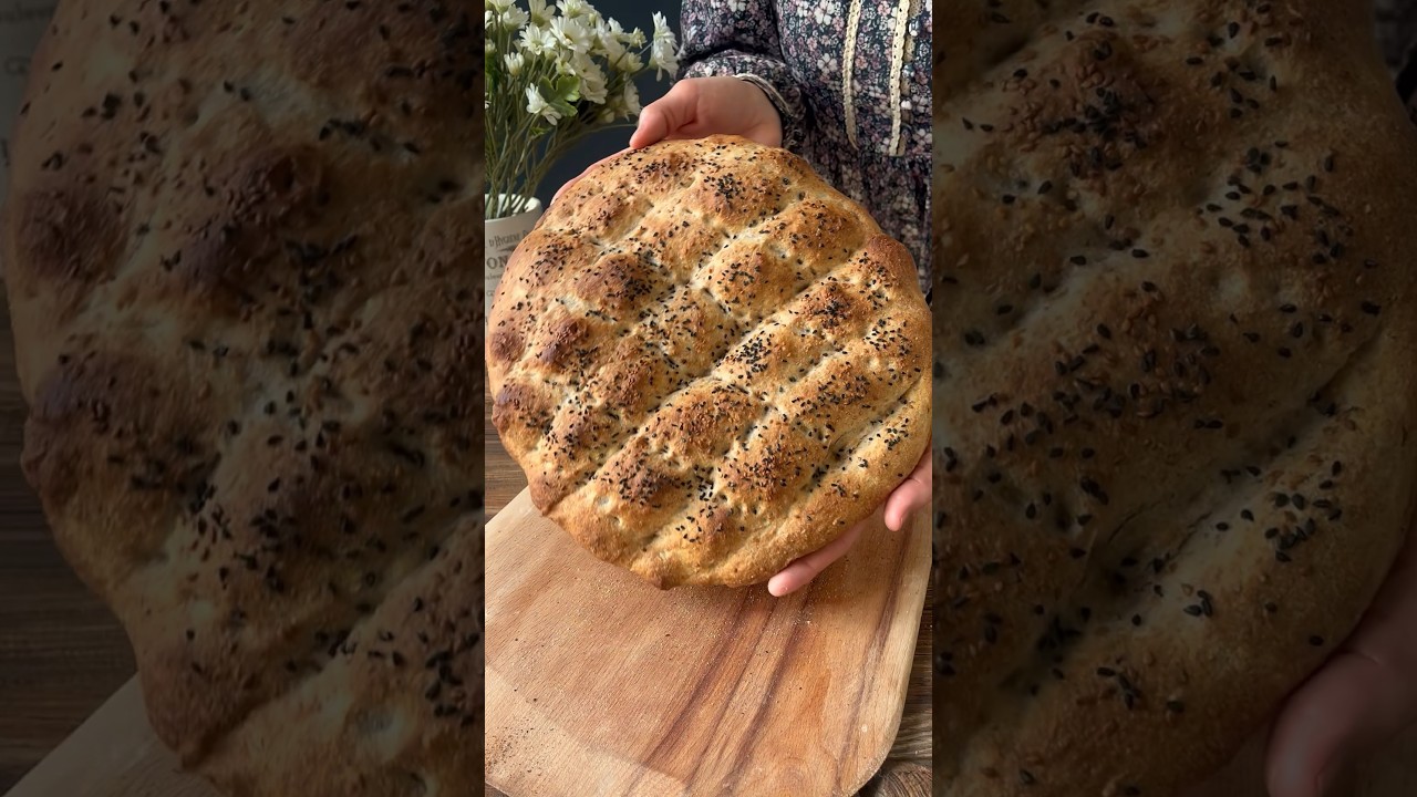 Whole wheat Ramadan pita  / Tambuğday unlu pide