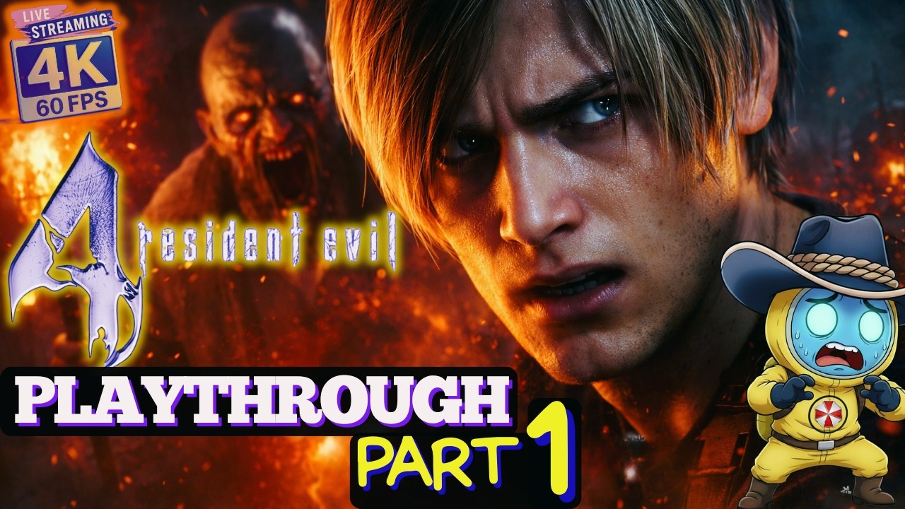 Resident Evil 4 Remake - 4K60 🔴LIVE Playthrough Part 1