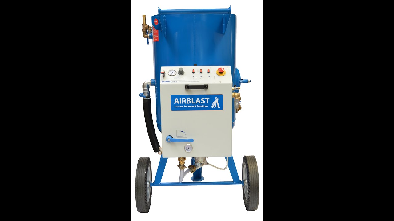Airblast Aquastorm Wet Abrasive Blasting System - Blasting with water