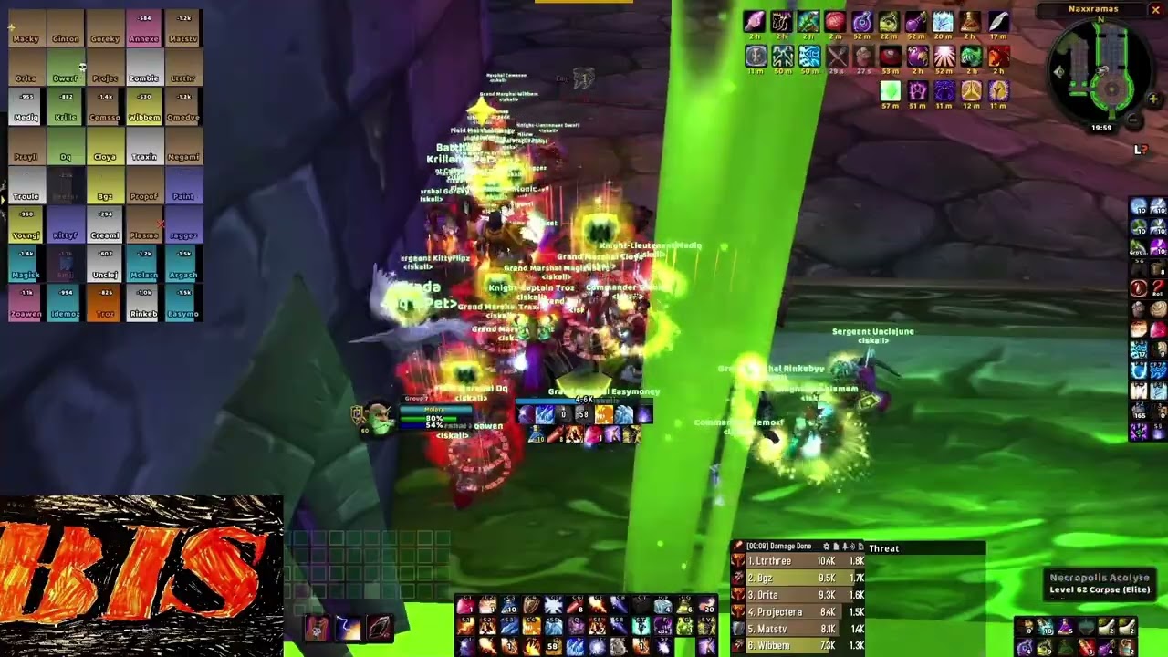 Iskall Naxxramas - 1.09.54 - Anniversary - Mage PoV