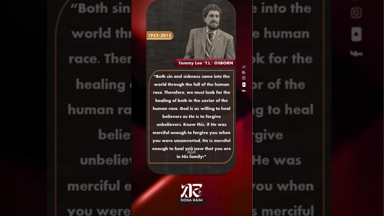 Christian Quotes - T L OSBORN