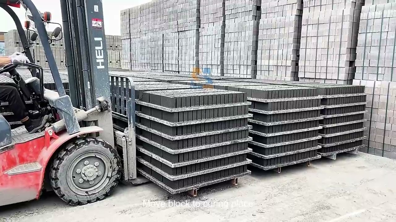 QT10-15 Automatic block machine intelligent production line