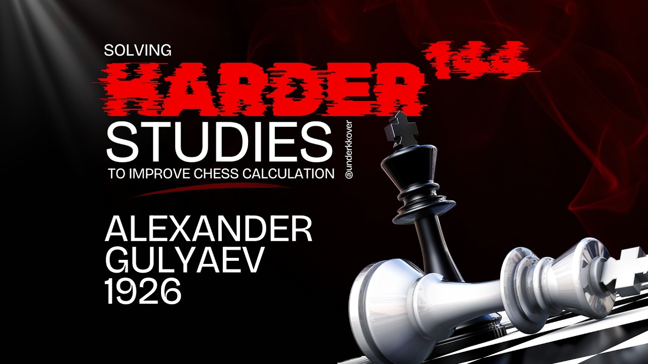 Study 144 - Alexander Gulyaev, 1926 | Solving Harder Studies
