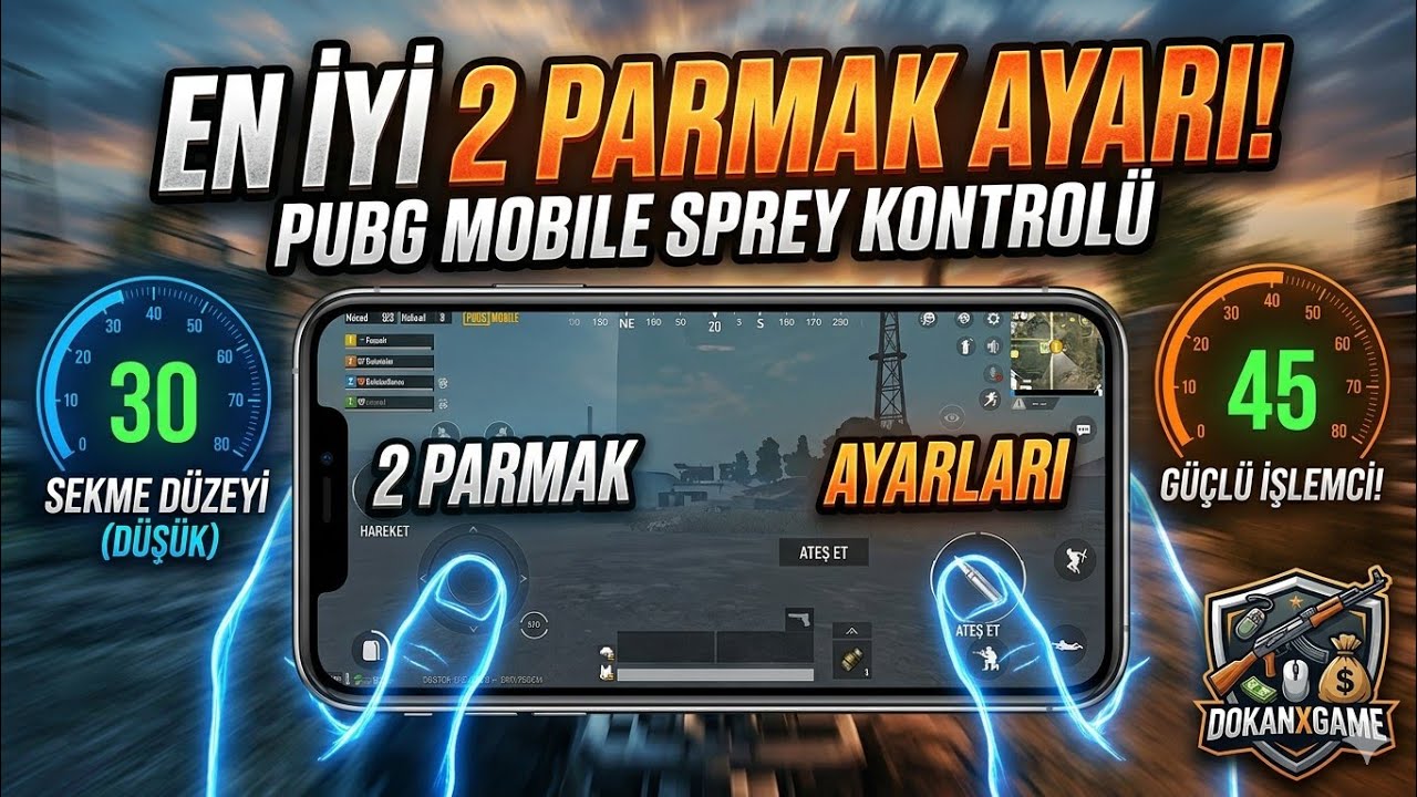 PUBG Mobile 2 Parmak Ayarı ile Coştuk! 🔥