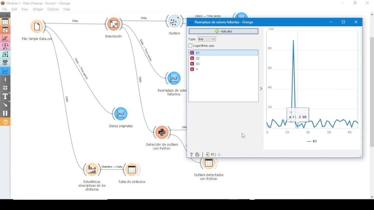 Videotutorial Preprocesamiento de Datos con Orange | S2-M3.2