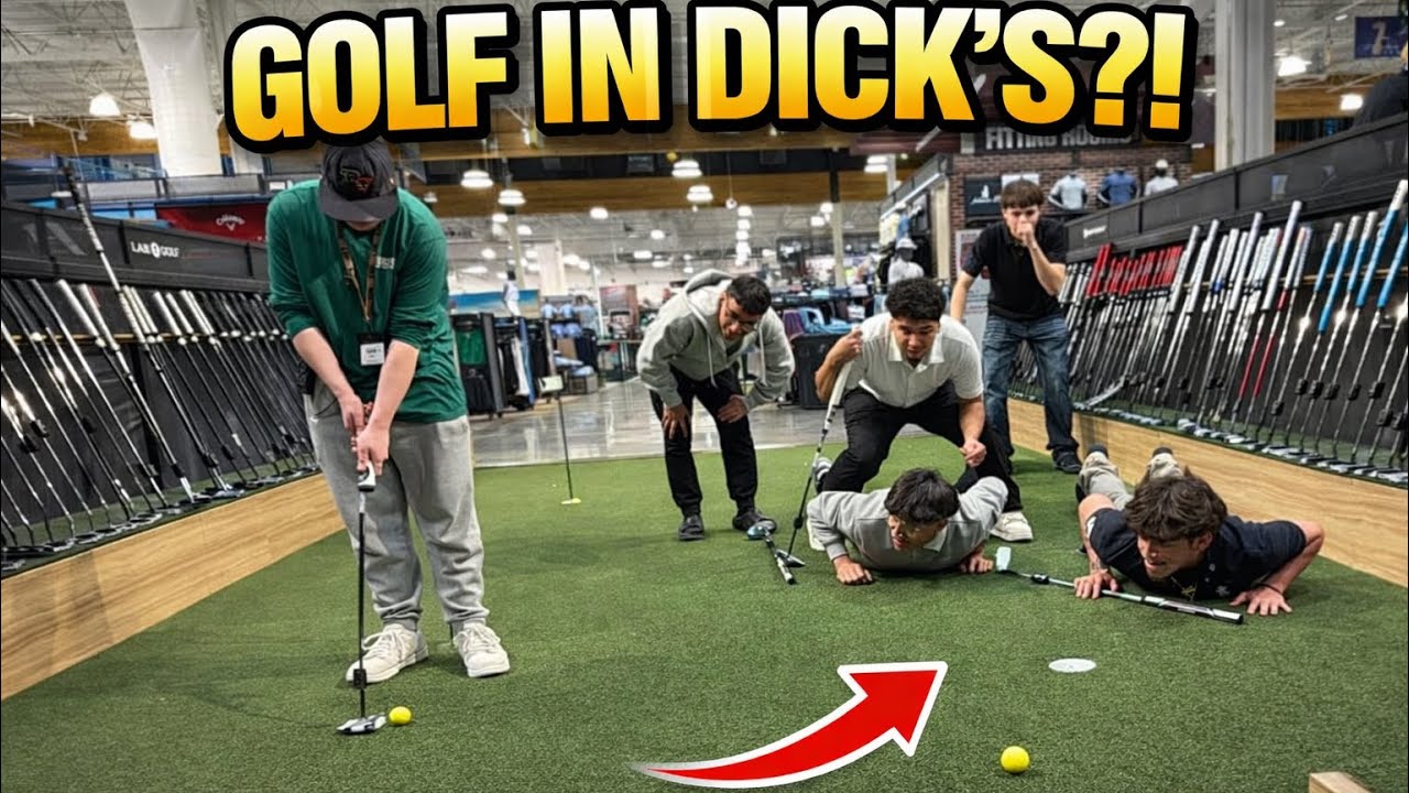 We Had an Intense Golf Game at Dick’s Sporting Goods