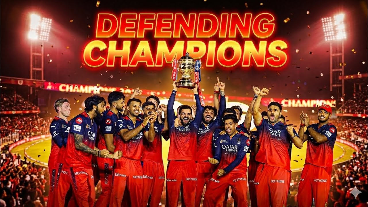 DEFENDING CHAMPIONS 🏆🔥 | RCB Anthem 2026 | Ee Sala Cup Namdu Victory Song