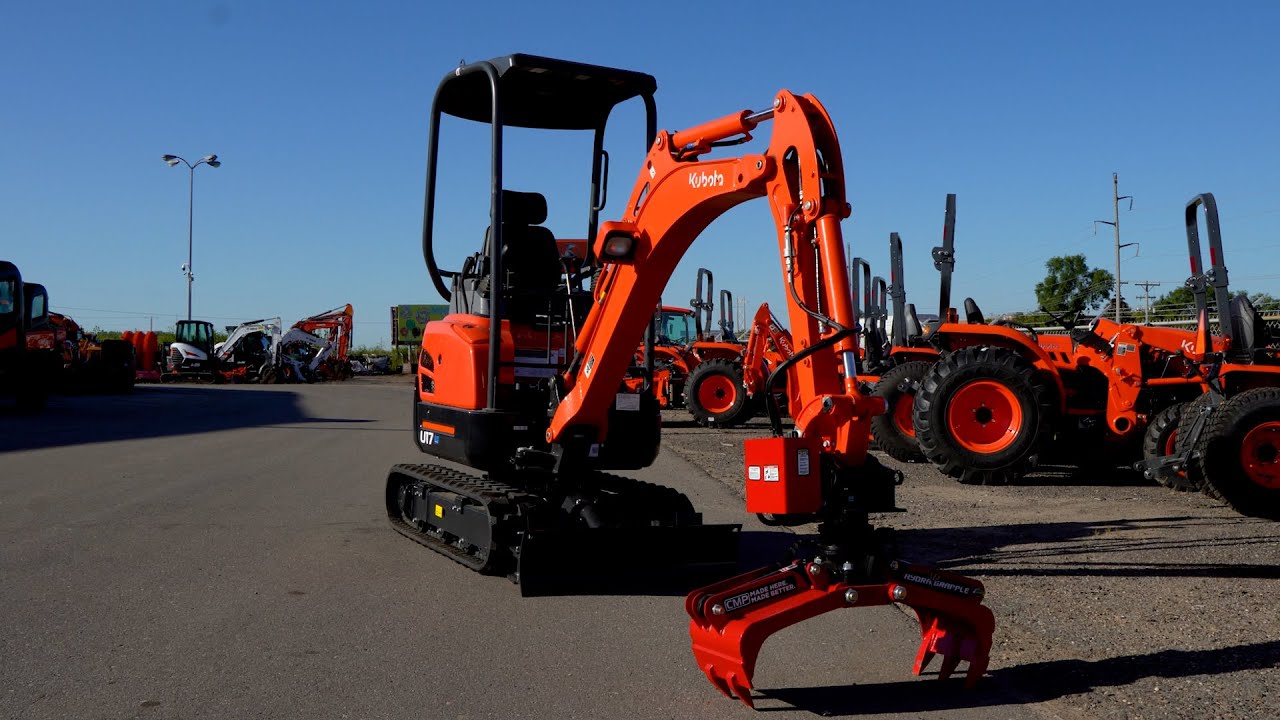 Kubota U17 mini excavator with CMP HG41 Hydra Bucket ULTIMATE MINI POWER COMBO