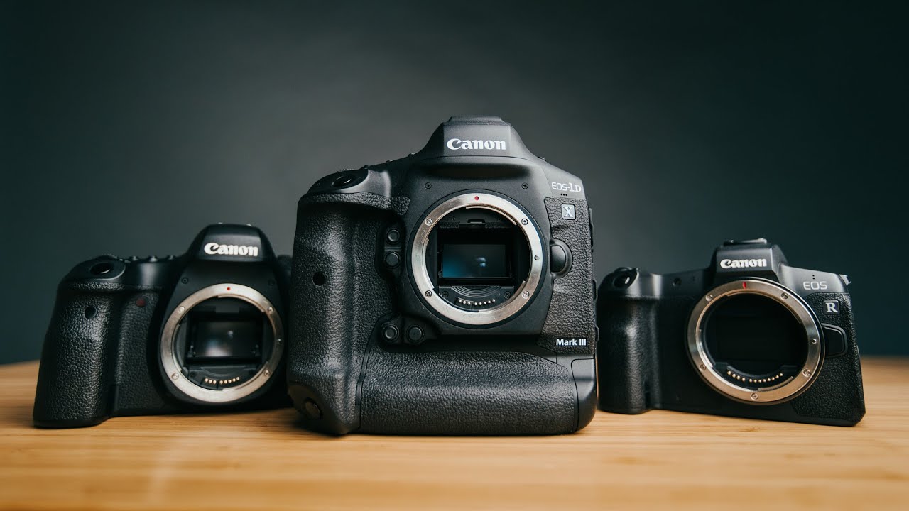 BATTLE OF THE CANON CAMERAS -  6D MARK II vs EOS R vs 1DX MARK III