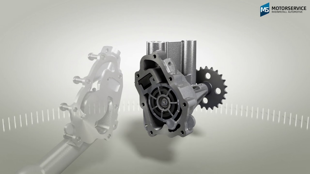 Funci&oacute;n de una bomba de aceite variable (animaci&oacute;n 3D) - Motorservice Group