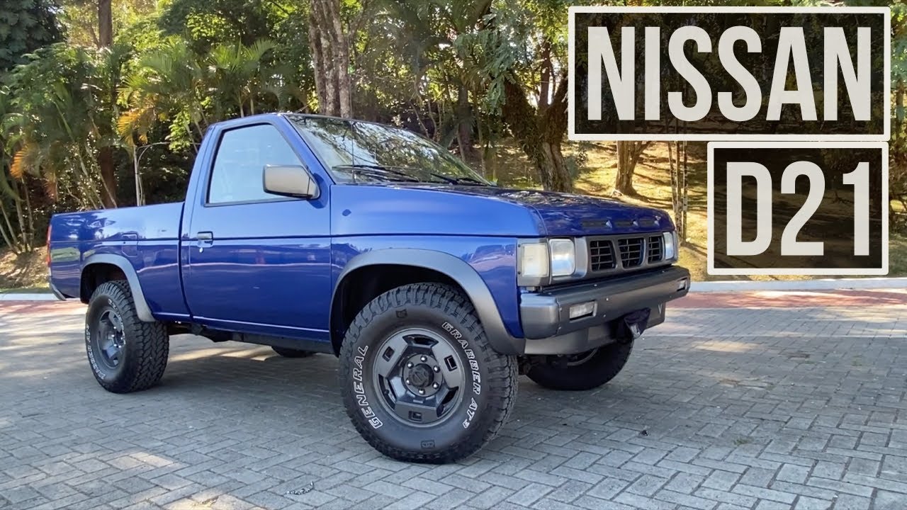 NISSAN D21: picape raiz com motor V6 e tração 4x4