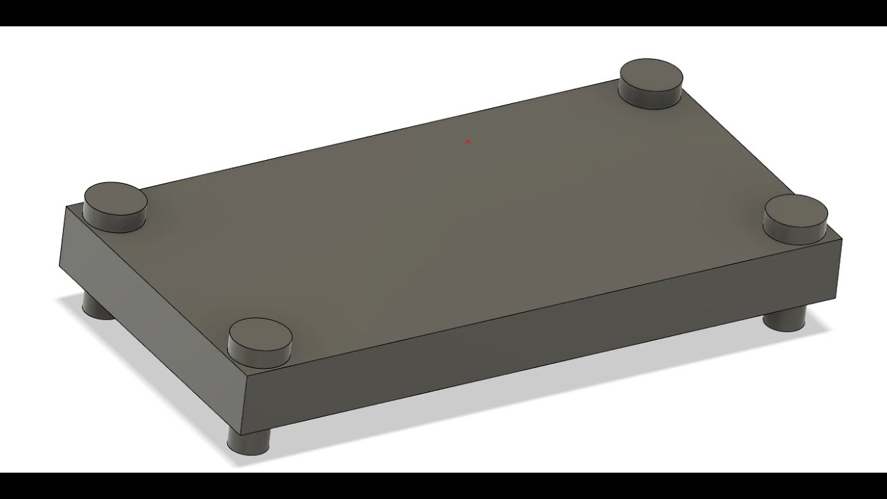 FUSION 360 -  PATRON RECTANGULAR