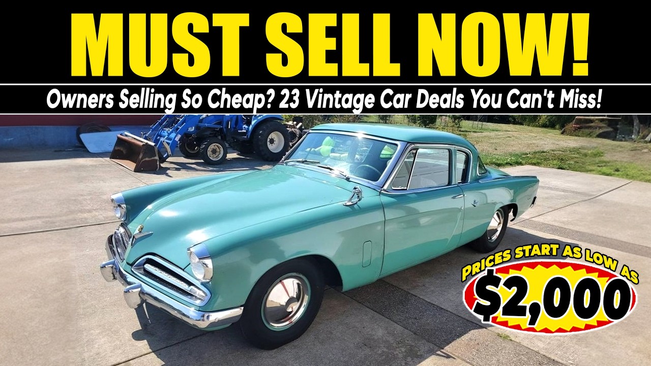Must Sell Now! Why So Cheap? 23 Vintage Car Deals by Owner You Can't Miss!