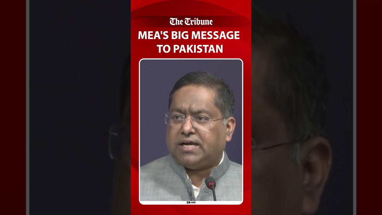 Must Watch: MEA Sends Clear Message to Pakistan on Indus Waters Treaty