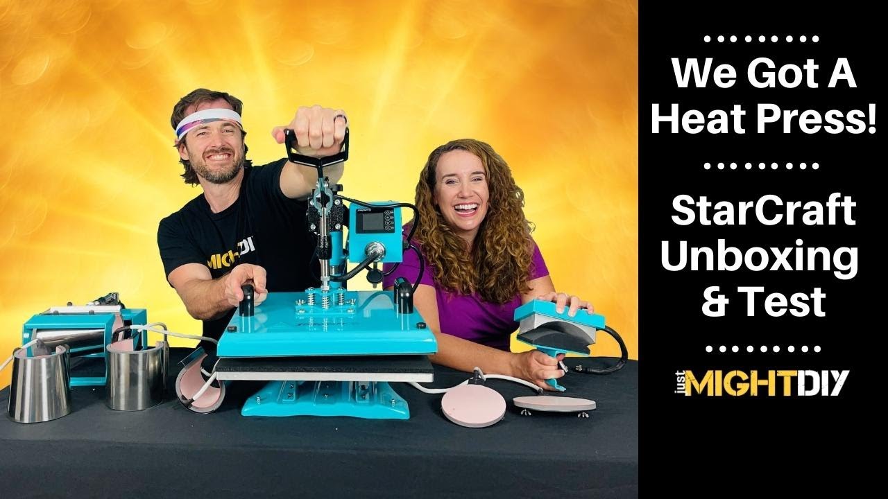 StarCraft Swing Away 8-in-1 Heat Press: Unboxing & Test