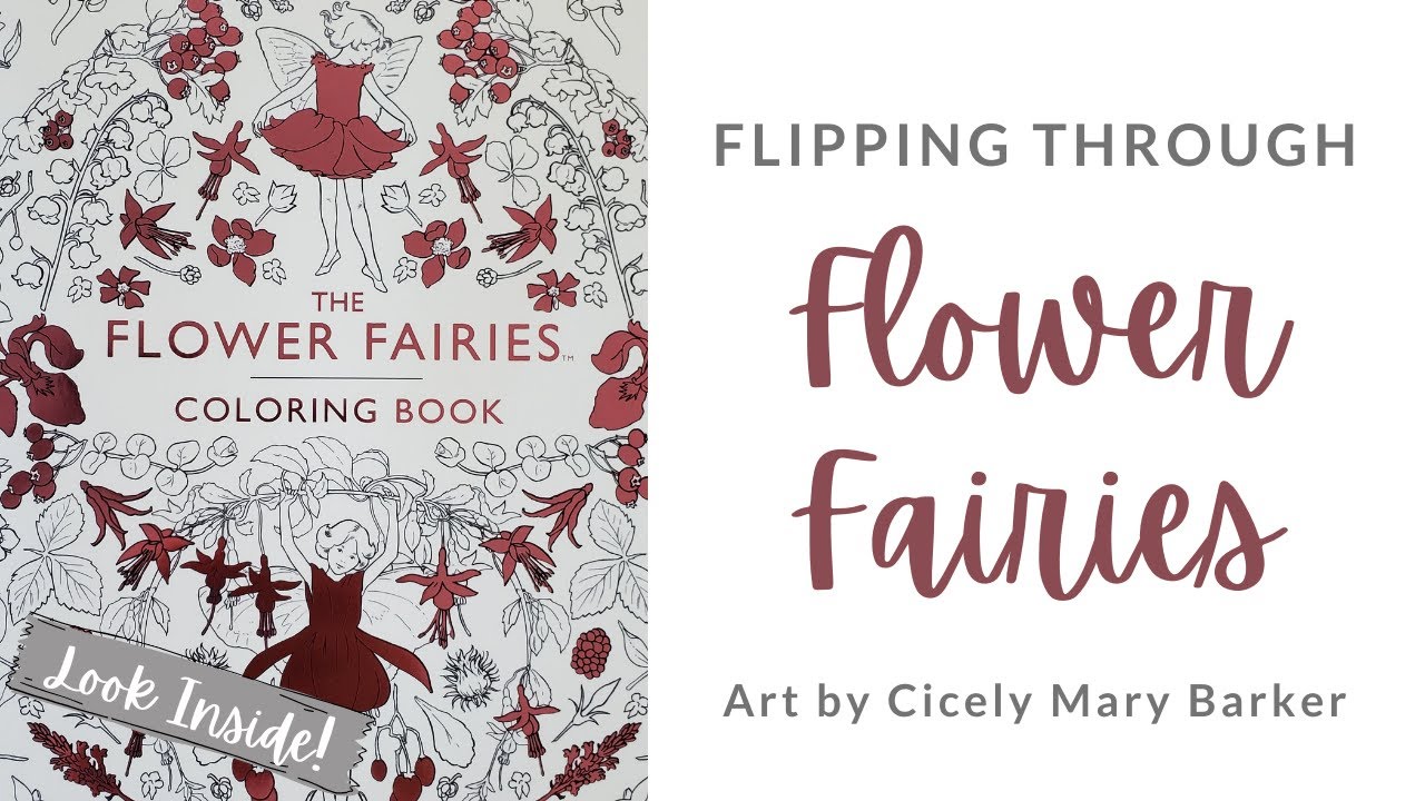Flower Fairies | Adult Coloring Book Flipthrough