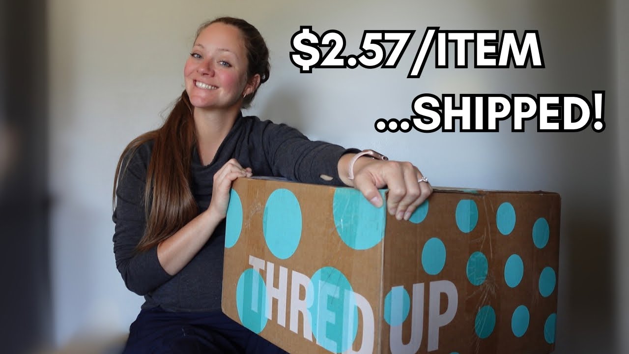 Таинственная распаковка: коробка для спасения одежды ThredUP, перепродаваемая на Poshmark