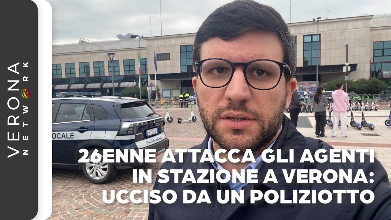 Attacca con un coltello gli agenti in stazione a Verona: ucciso da un poliziotto