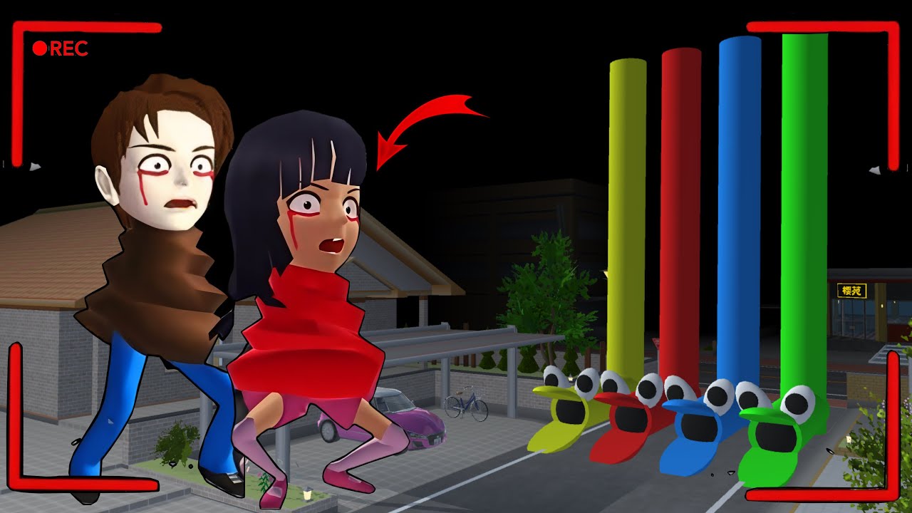 Yuta Mio CCTV Recorded an Anomali Pup Eek In Front Of The House 😨 | Sakura School Simulator 