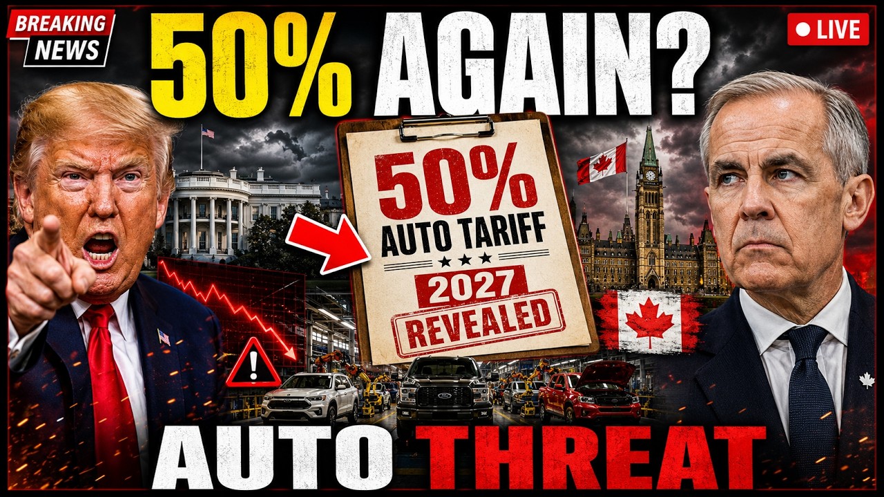 ⚡ Trump Doubles Down on Trade War &mdash; The 50% Auto Tariff Threat For 2027 Revealed