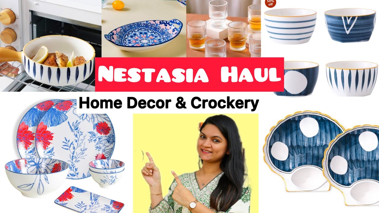 Nestasia Haul | Unboxing Elegant Home Decor & Crockery Haul || 