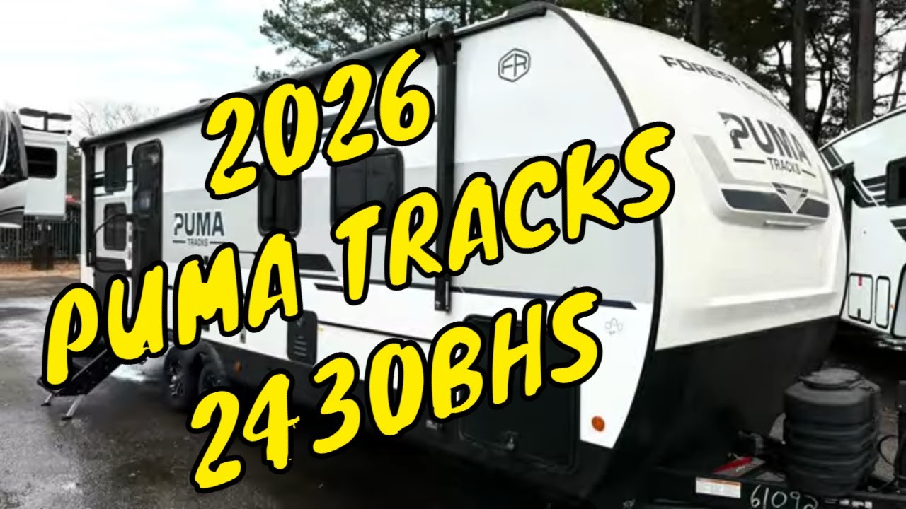Новый туристический прицеп PUMA TRACKS 2430BHS 2026 года выпуска, модель Dodd RV, двухъярусные кр...