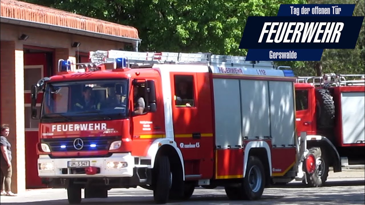 Alarm! Einsatz während Tag der offenen Tür bei der FF Gerswalde