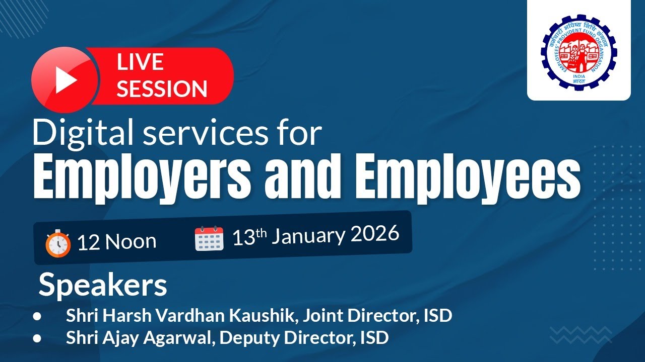 🔴 LIVE | Digital Services for Employers and Employees