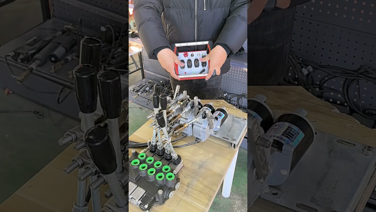 telescopic motor #crane #wireless #remote #control radio #Cranes Lifts #Manipulator #excavator #kit