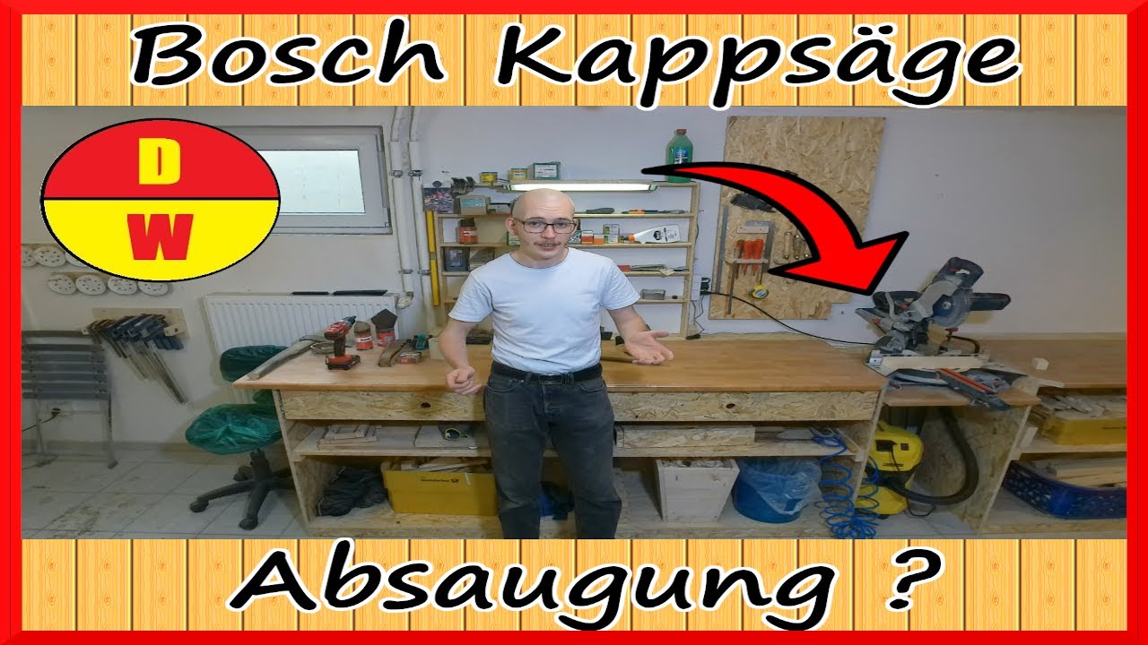 Kärcher Sauger an Bosch GCM 8 - geht das ?
