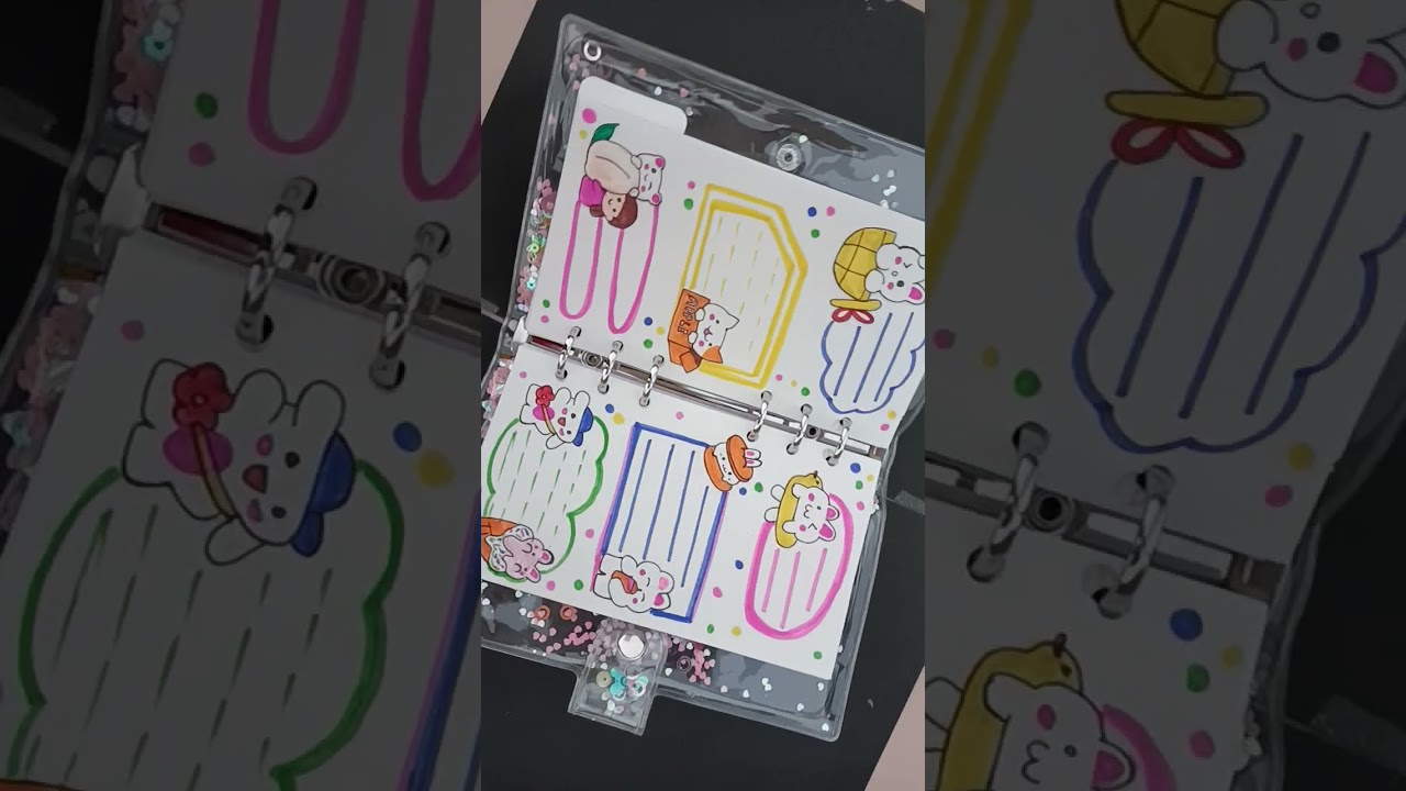 recreation of Tonni art and craft/diy kawaii stickers at home/#shorts