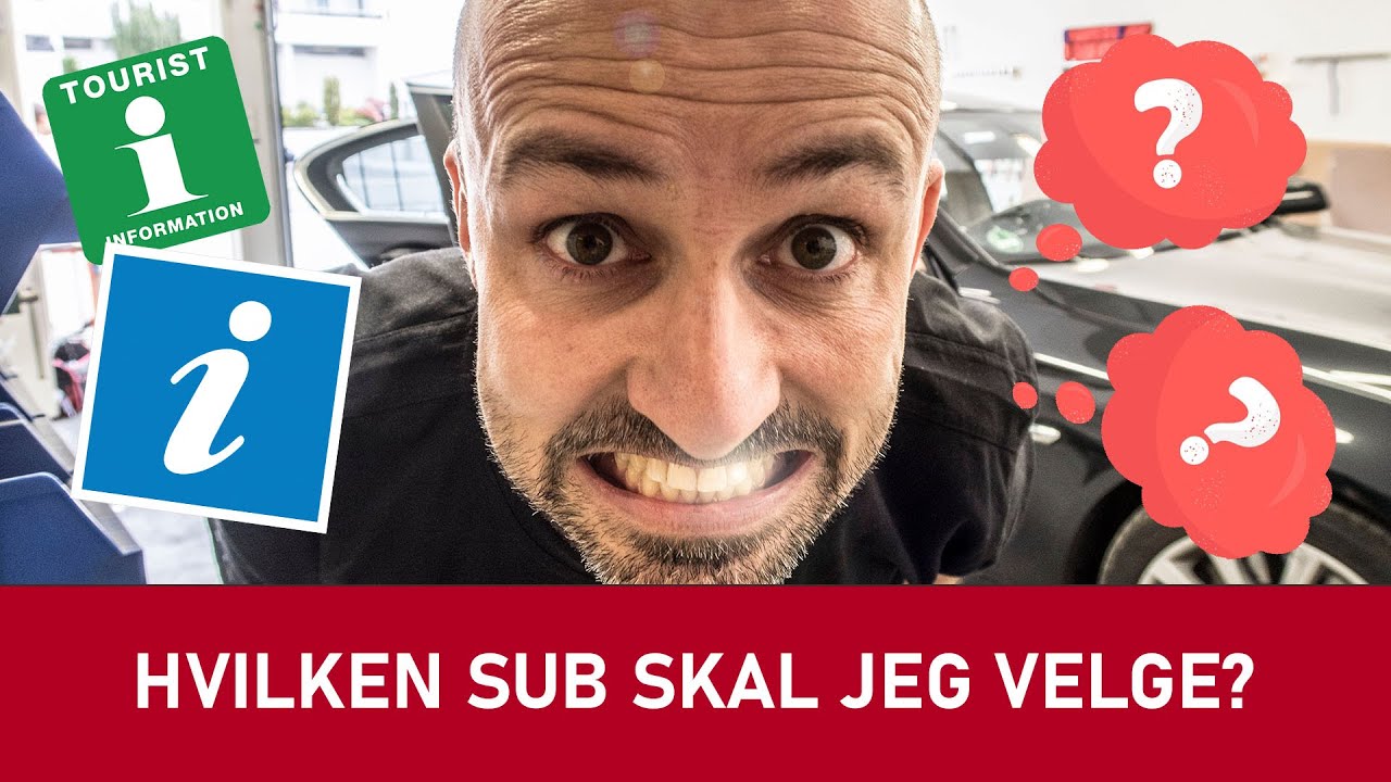 Hvilken størrelse subwoofer skal jeg velge?